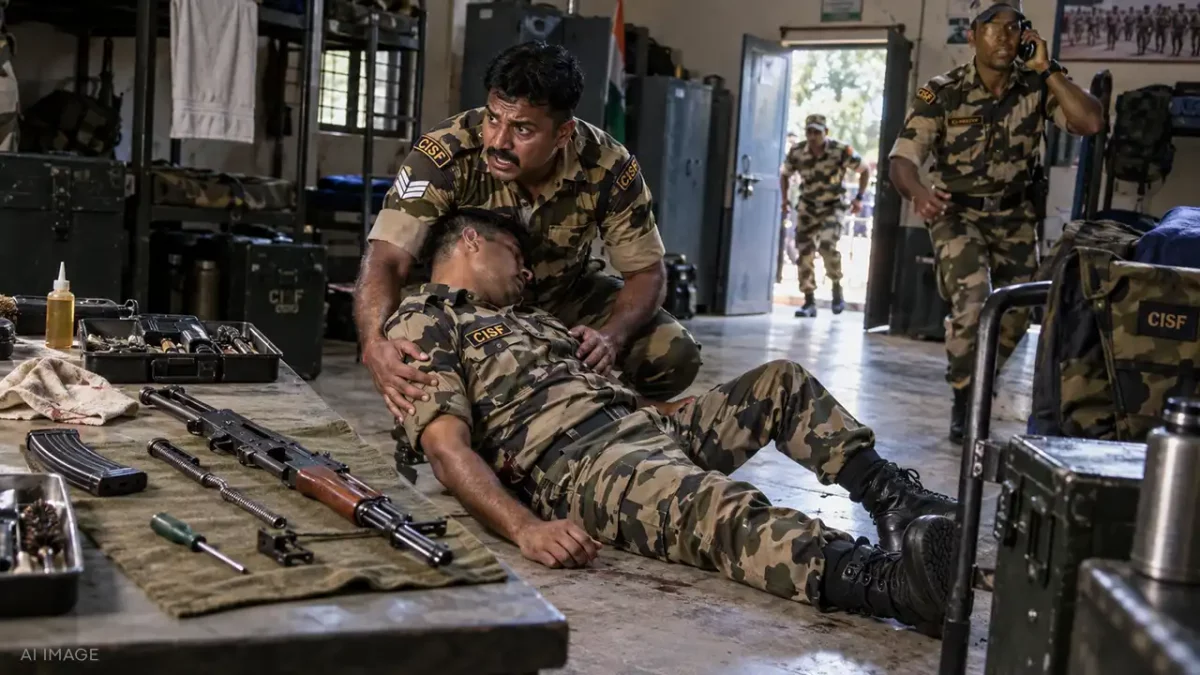 cisf accidental firing