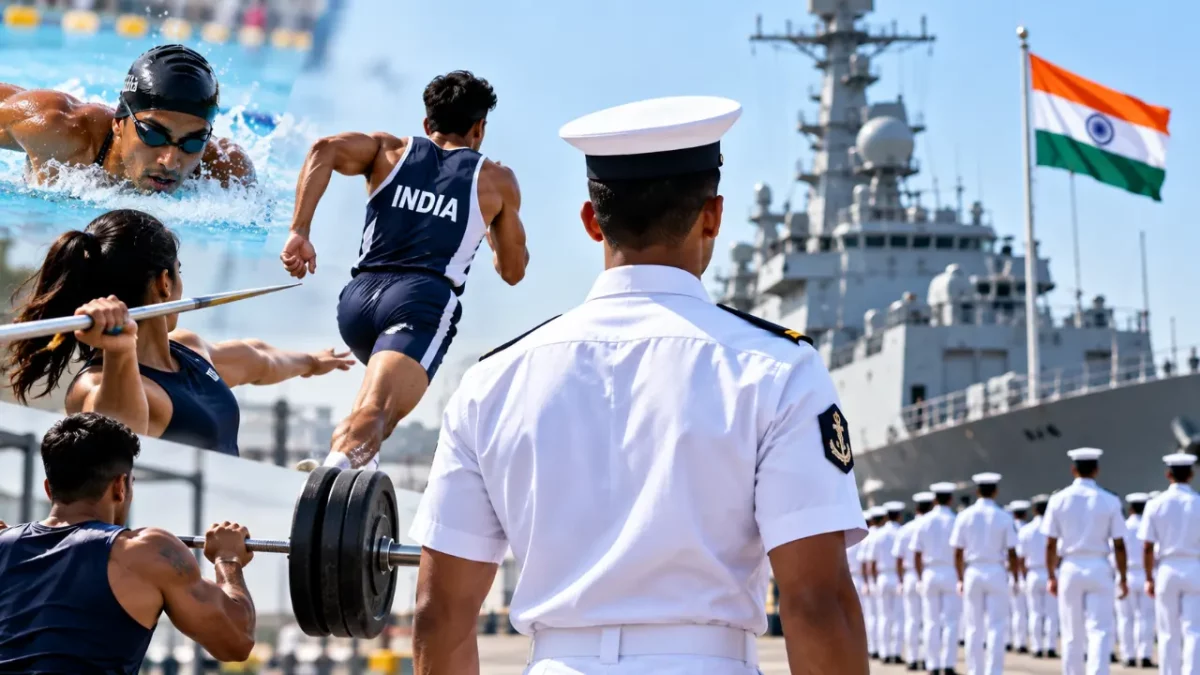 Indian Navy Opens Sports Quota Sailor Entry 02/2026 for National-Level Athletes