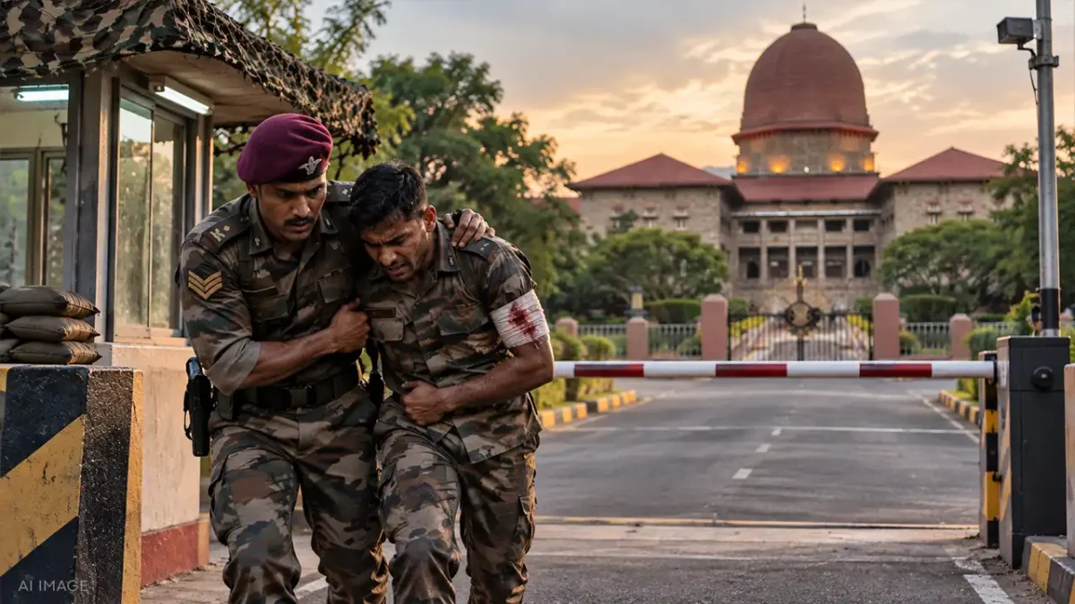 nda soldier shot