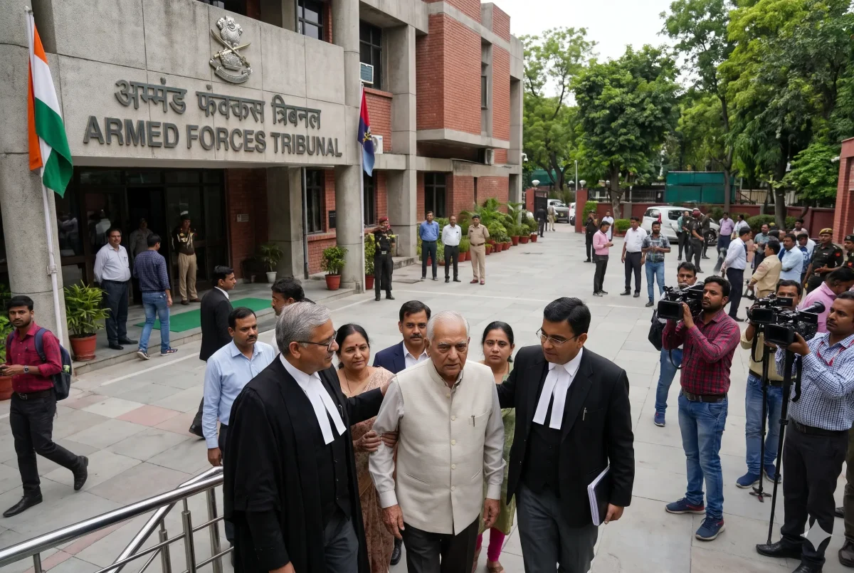 AI Image of Army Personnel Outside AFT