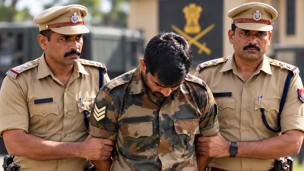 Army Havildar Arrested