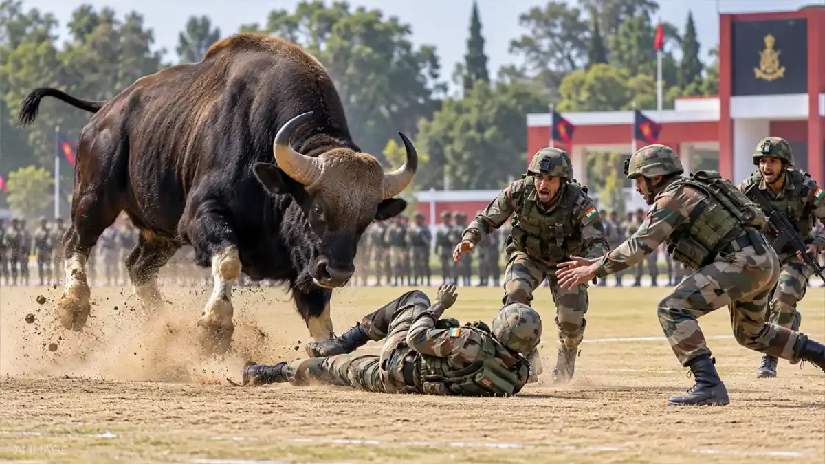 Army Soldier Killed by Wild Bison During Training at Army Education Centre