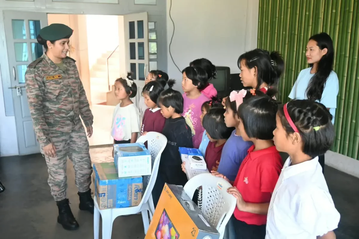 Assam Rifles Distributes Computers to Two Children's Homes in Nagaland to Promote Digital Education