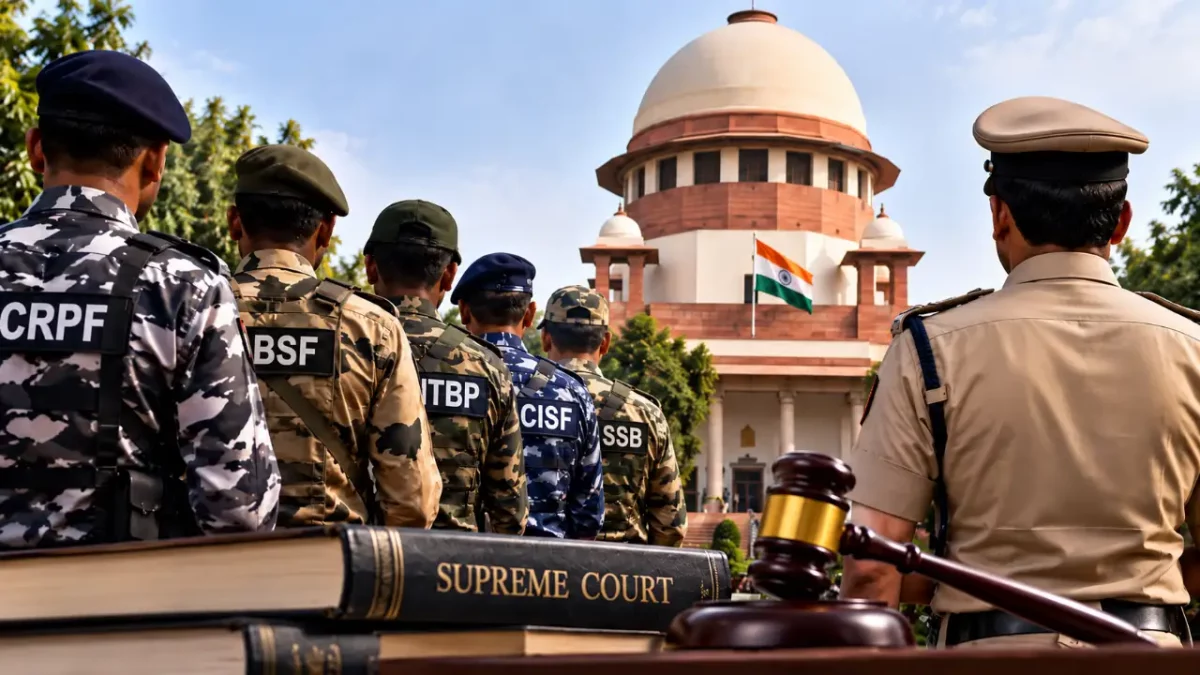 CAPF Officers Challenge New Law