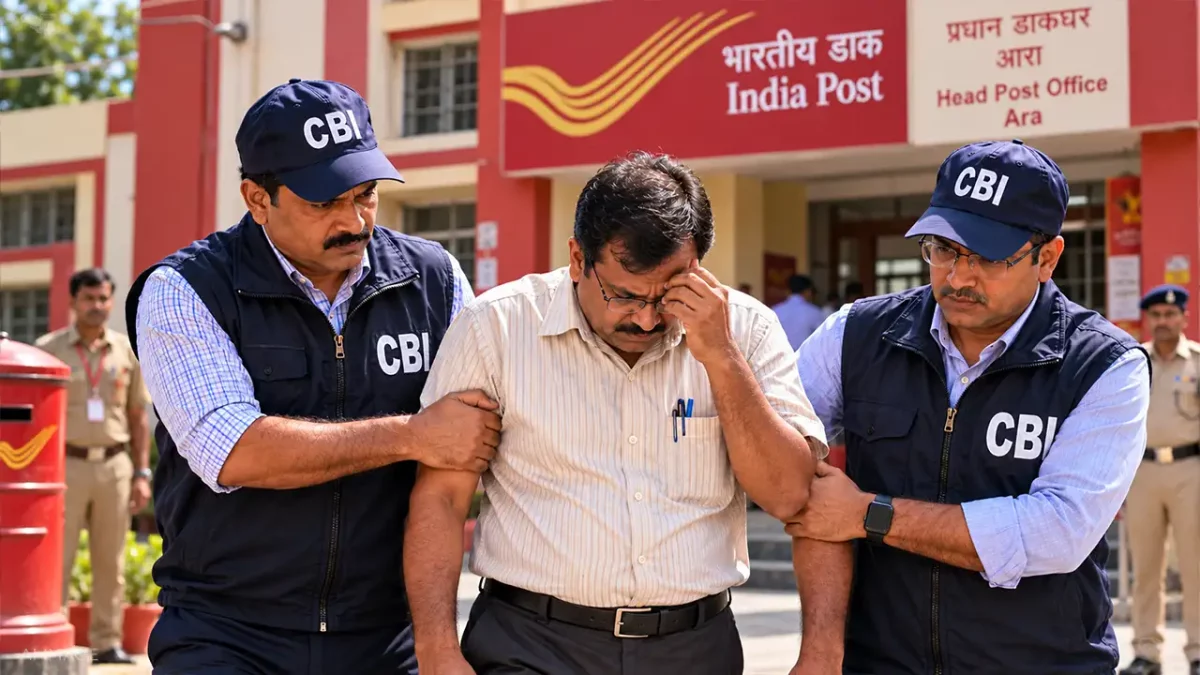CBI Catches Ara Head Post Office Official