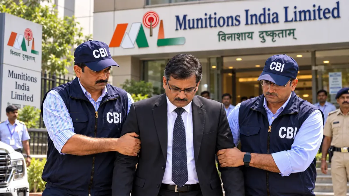 CBI Escort at Munitions India Limited