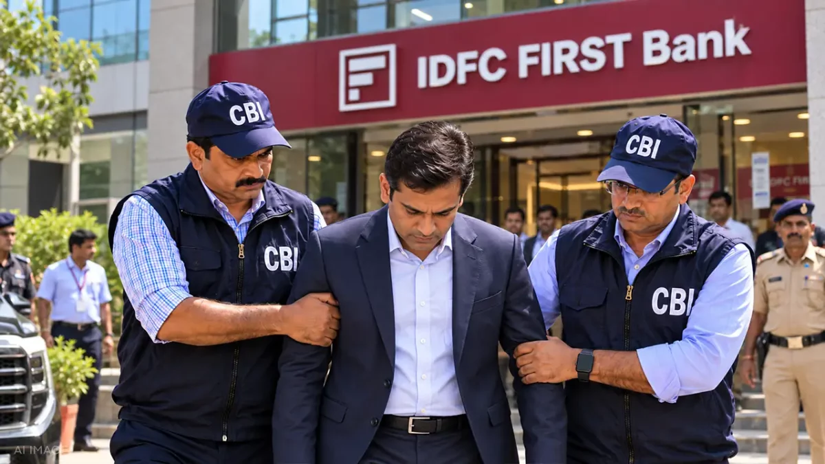 CBI Traces ₹2 Crore Hawala Payment to IAS Officer's Son in ₹504 Crore IDFC First Bank Fraud Case