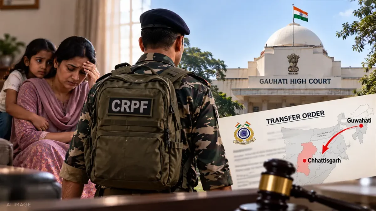 CRPF ASI’s Transfer Upheld Despite Wife’s Anxiety Disorder