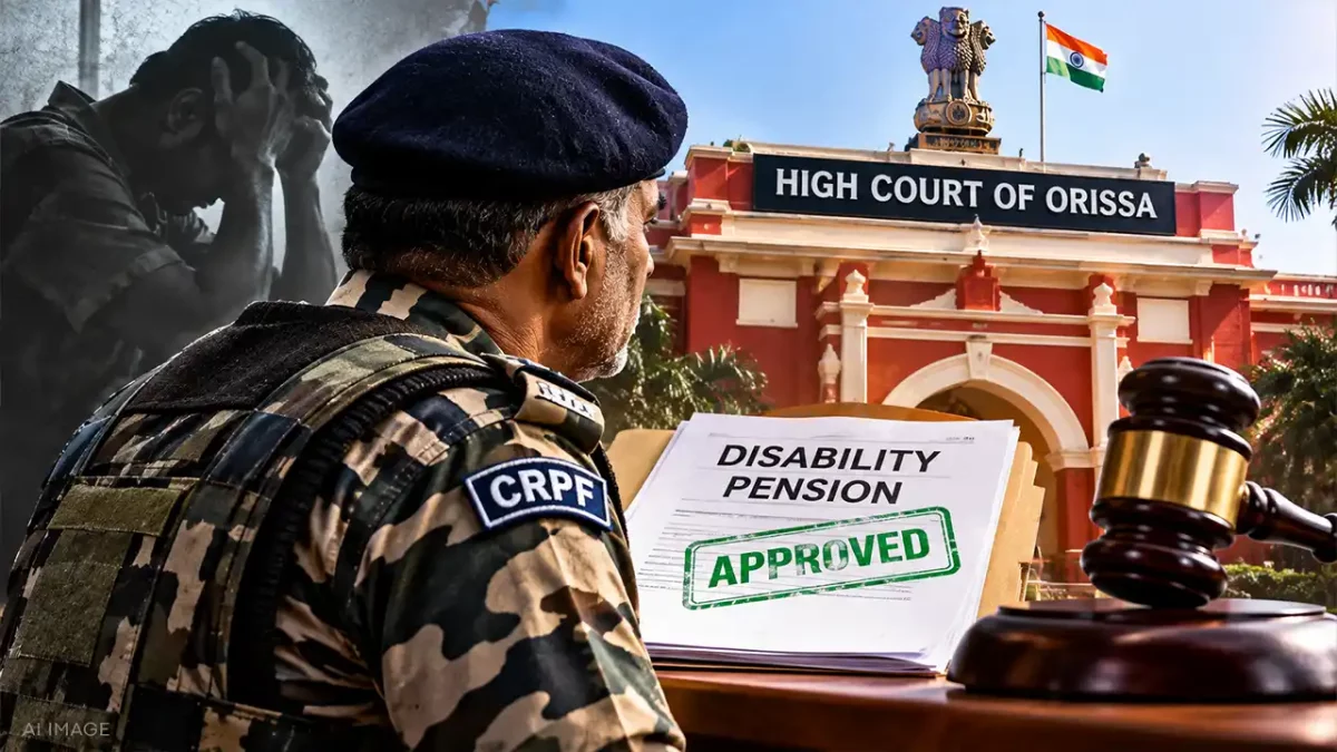 CRPF Personnel With Schizophrenia Wins 27-Year Disability Pension Battle in Orissa High Court