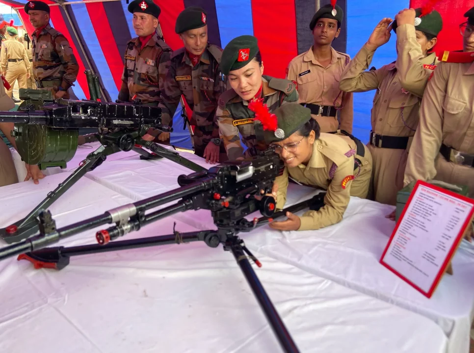 Cadet Using Sniper