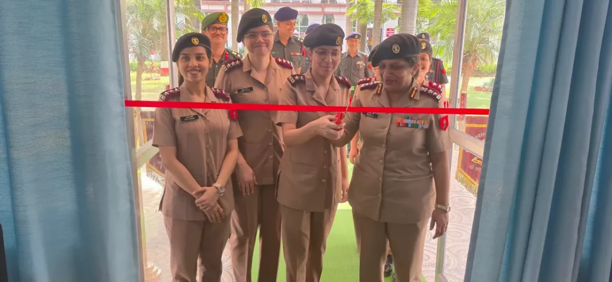 Colonel Sulekha J Leads Blood Donation Camp at Military Hospital Prayagraj to Mark 100 Years of Military Nursing Service