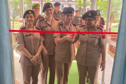 Colonel Sulekha J Leads Blood Donation Camp at Military Hospital Prayagraj to Mark 100 Years of Military Nursing Service