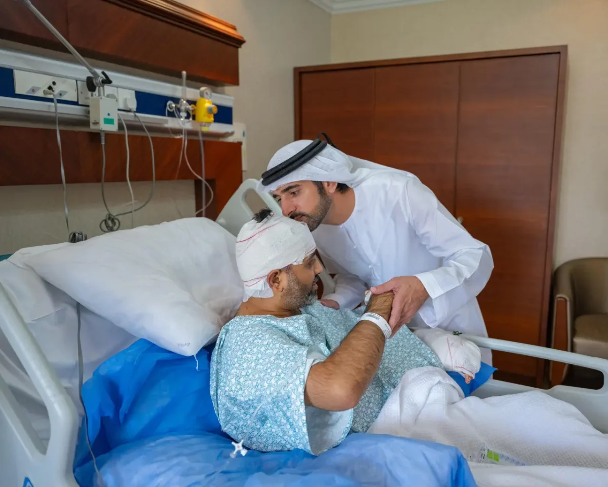 Dubai Crown Prince Visits Brave Captain Smit Machchhar