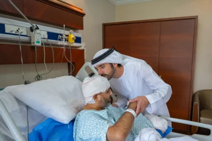 Dubai Crown Prince Visits Brave Captain Smit Machchhar