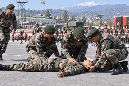 Emergency Aid During Military Parade