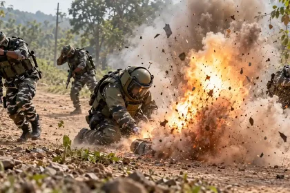 4 CRPF Personnel Injured in Accidental Explosion While Disposing of Explosives in Chhattisgarh’s Sukma
