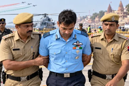 Fake IAF Group Captain Arrested After Entering High-Security Helipad During Air Show in Varanasi
