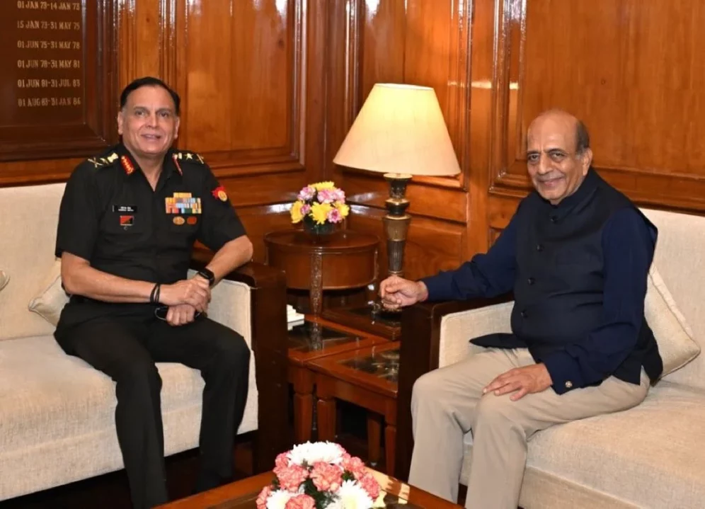 Gen Dhiraj Seth with Dinesh Trivedi