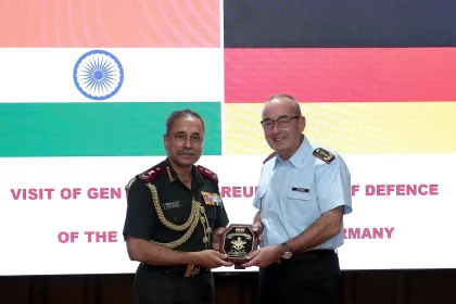 Gen NS Raja Subramani and General Breuer