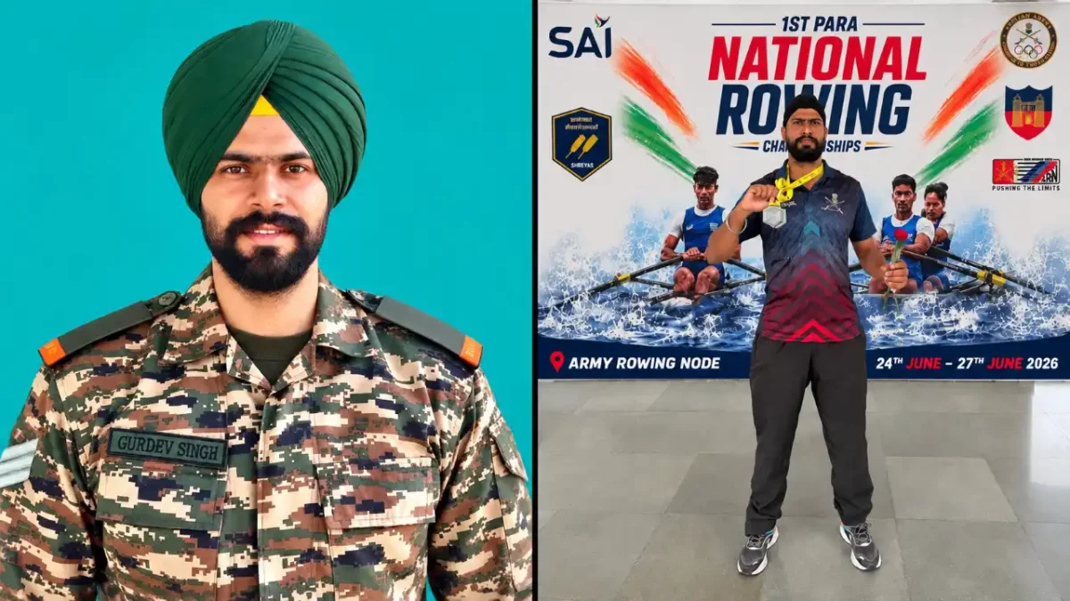 Havildar Gurdev Singh Loses Leg in Mine Blast, Wins Silver Medal in Para Rowing