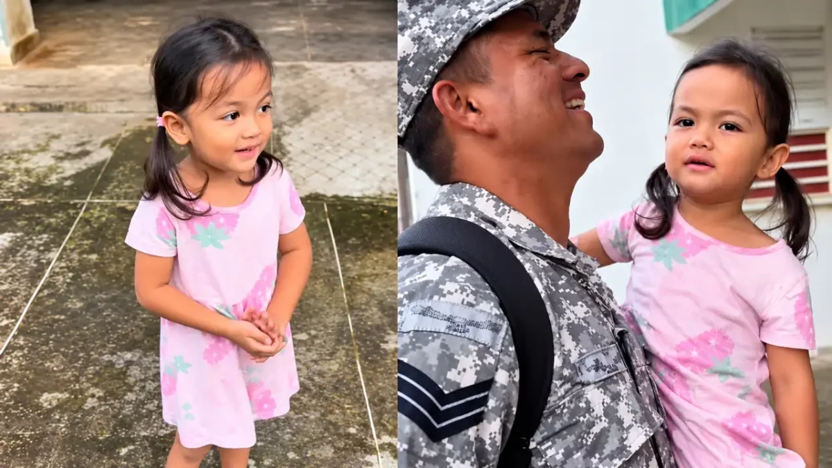 Little Girl Runs Into Air Force Dad’s Arms After 45 Days Apart