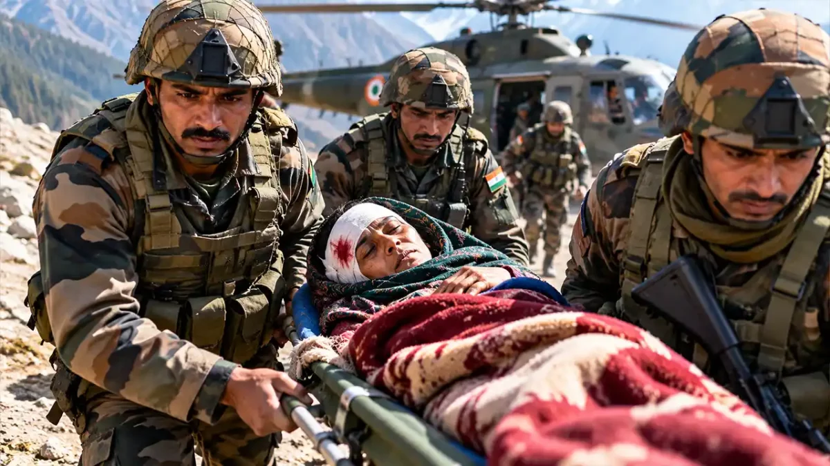 Indian Army Saves Bakarwal Woman With Critical Head Injury