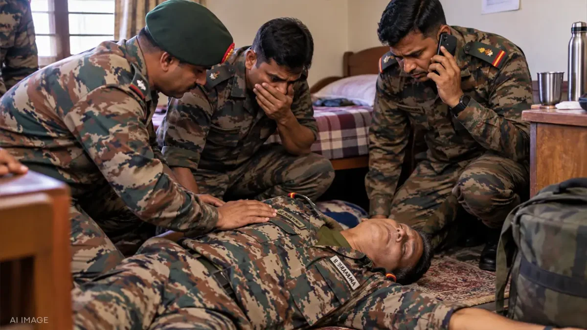 Indian Soldiers Respond to Emergency