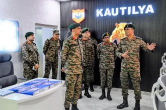 Lt Gen Amit Kabthiyal Reviews Operational Preparedness of Indian Army's Panther Division