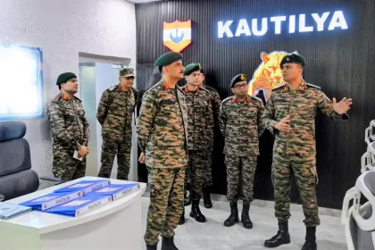 Lt Gen Amit Kabthiyal Reviews Operational Preparedness of Indian Army's Panther Division