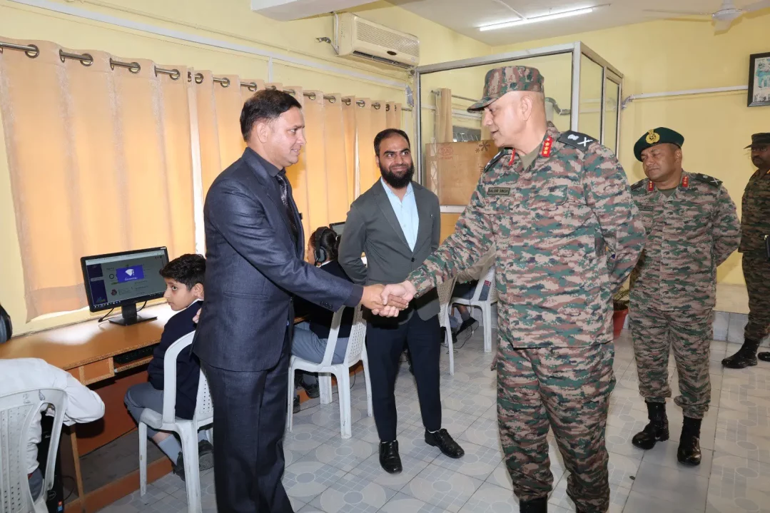 Lt Gen Balbir Singh Shaking Hands