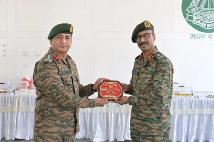 Lt Gen VMB Krishnan Visits Punjab Regimental Centre in Ramgarh