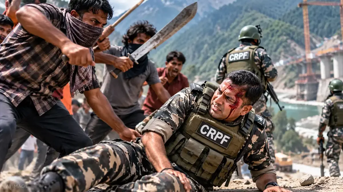 CRPF Assistant Commandant Grievously Injured in Machete Attack by Mob at Siang Project Survey Site