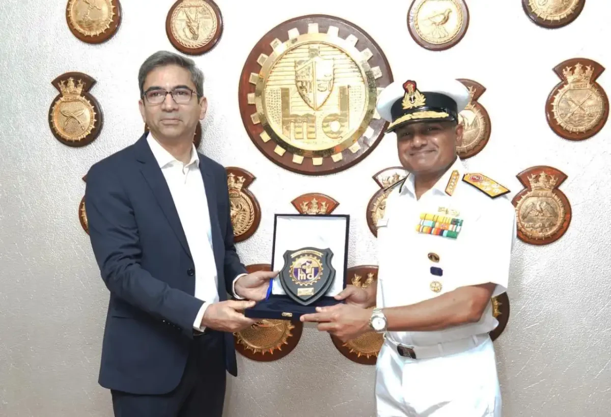 Navy Chief Visits Mazagon Dock to Review Preparedness for Future Naval Projects