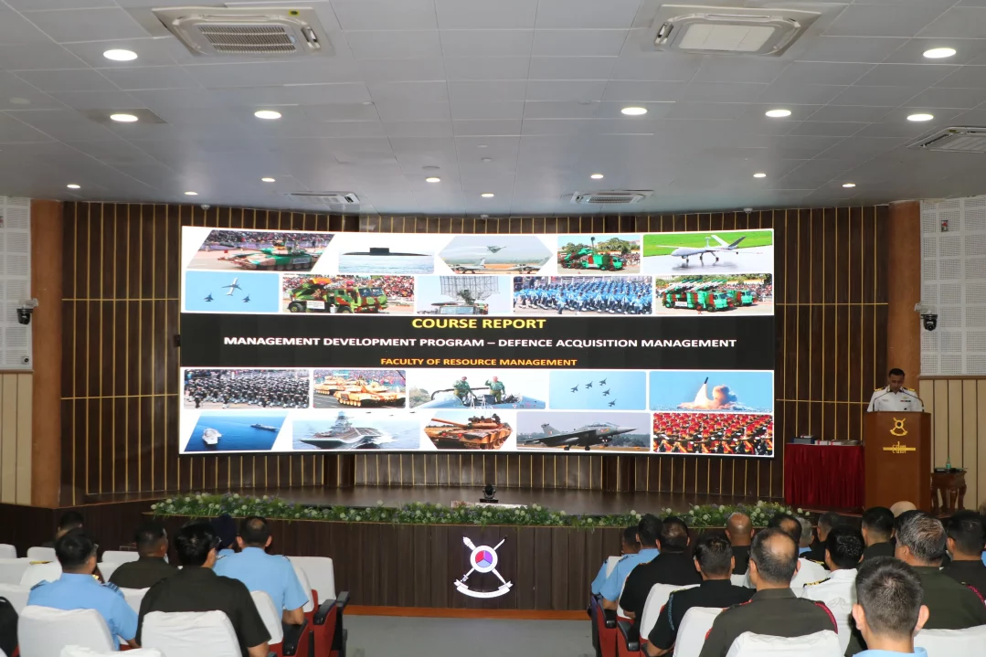 Officer Giving Presentation