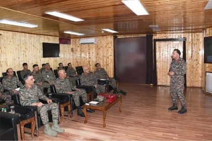 Officers Reviewing