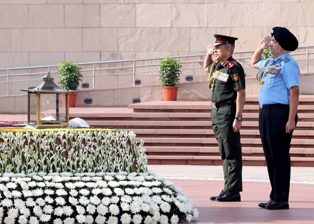 Officers Saluting 1