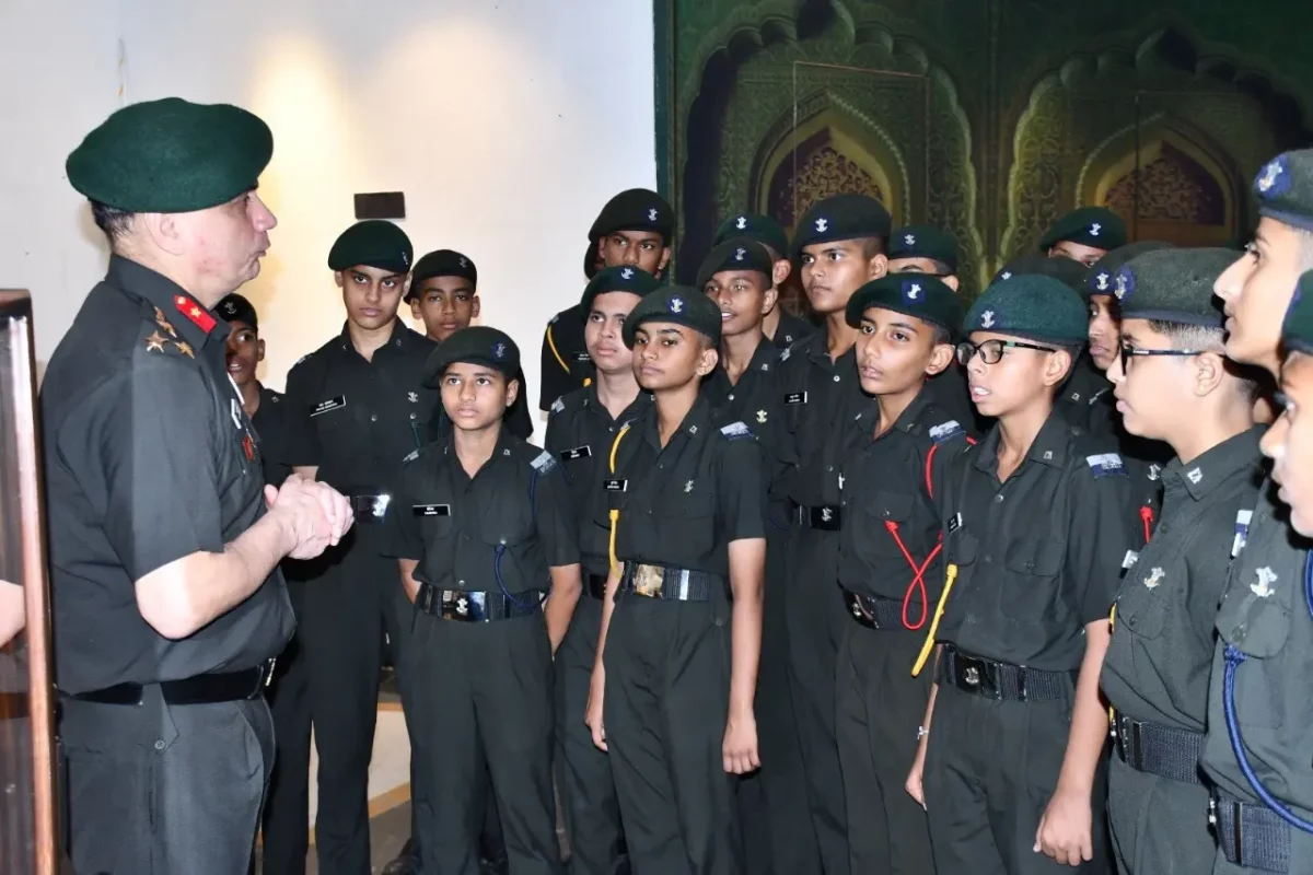 RIMC Cadets Visit Rajputana Rifles Regimental Centre in Delhi Cantt