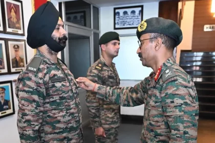 Lt Gen VMB Krishnan Visits Sikh Regimental Centre