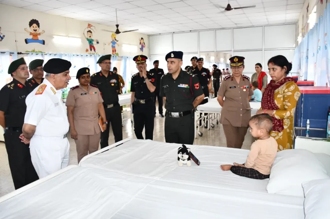 Surg VAdm KM Adhikari Interacting