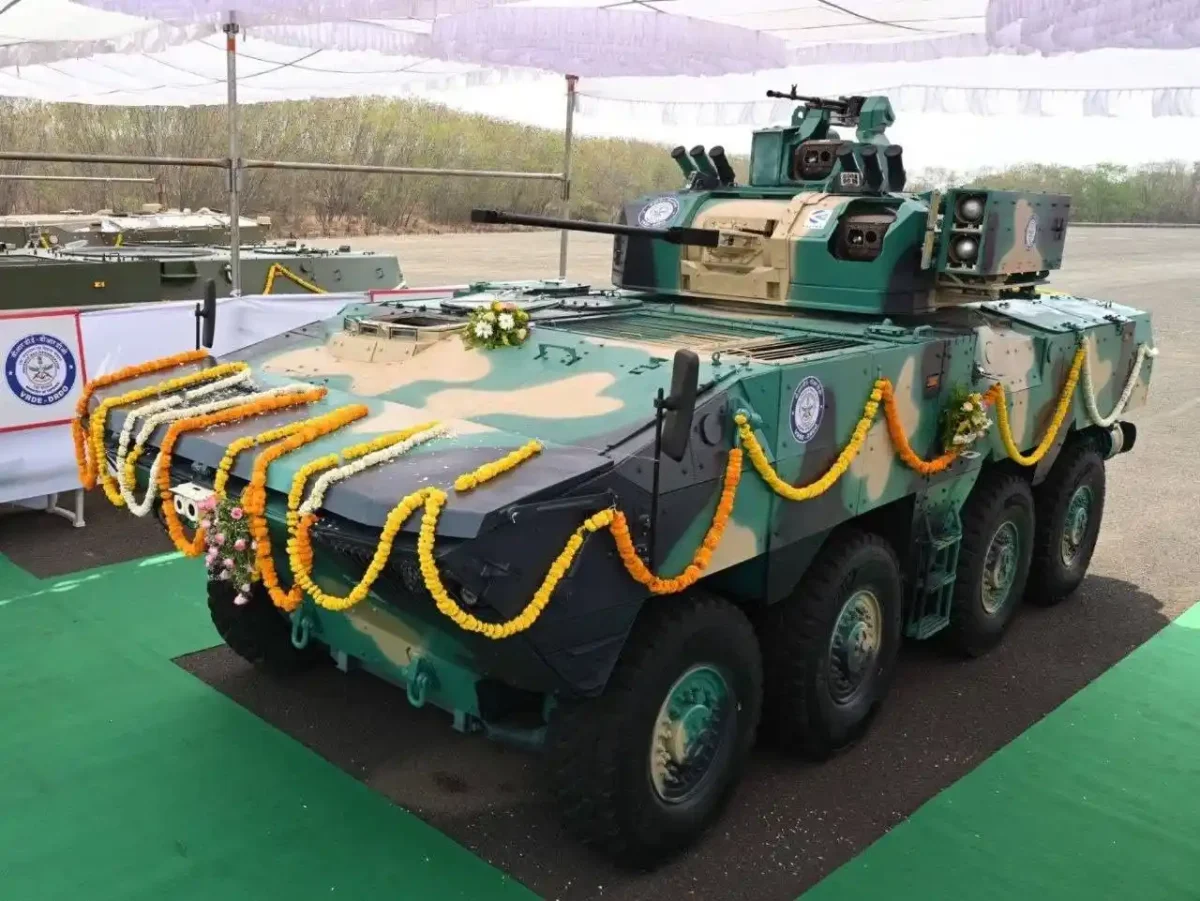 DRDO’s Vikram VT-21 Wheeled Infantry Combat Vehicle Clears Key Development Trial Milestone