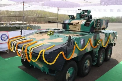 DRDO’s Vikram VT-21 Wheeled Infantry Combat Vehicle Clears Key Development Trial Milestone