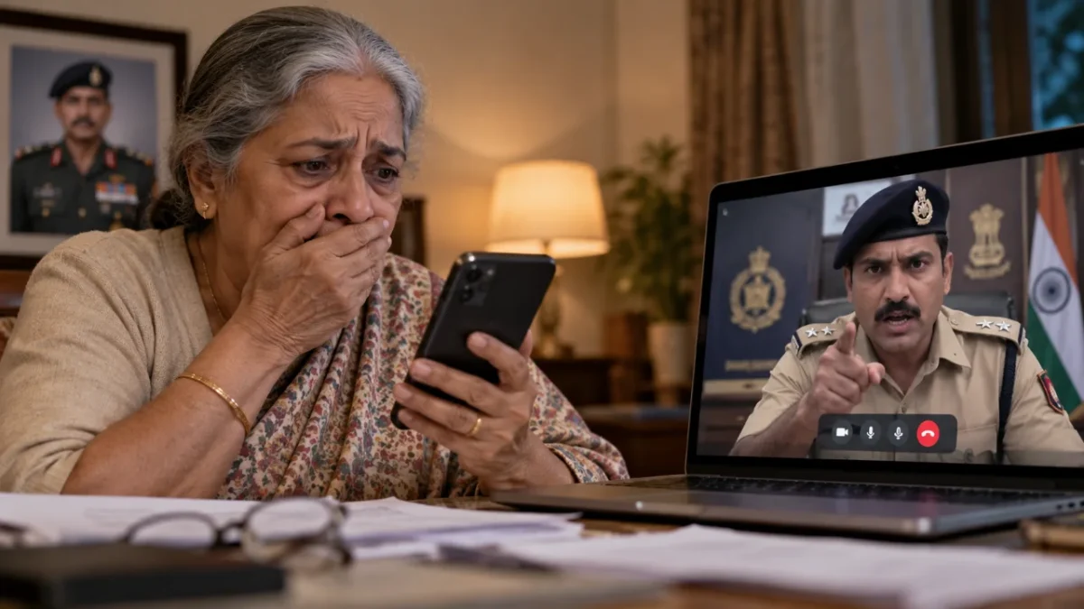 Indian Army Officer’s Widow Duped of ₹15 Lakh in ‘Digital Arrest’ Scam in Kolkata
