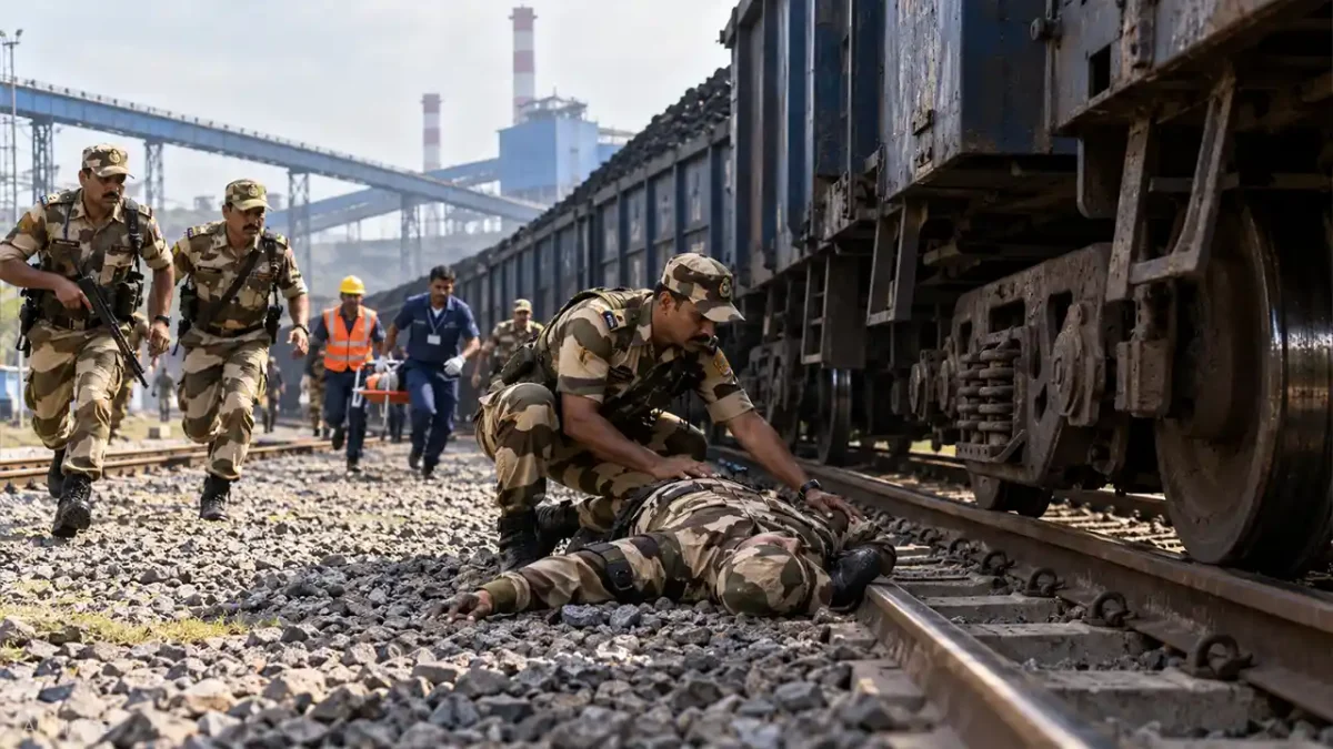 On-Duty CISF Jawan Run Over by Coal Train at NTPC Farakka